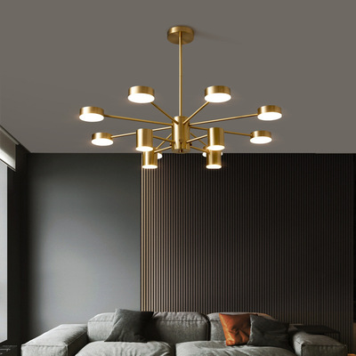 全铜北欧简约现代吊灯客厅灯2020年新款创意个性餐厅卧室灯饰