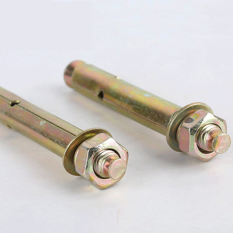 膨胀螺丝 碳钢国标螺栓长拉爆m6/8/10/12/14/16爆炸螺丝批发