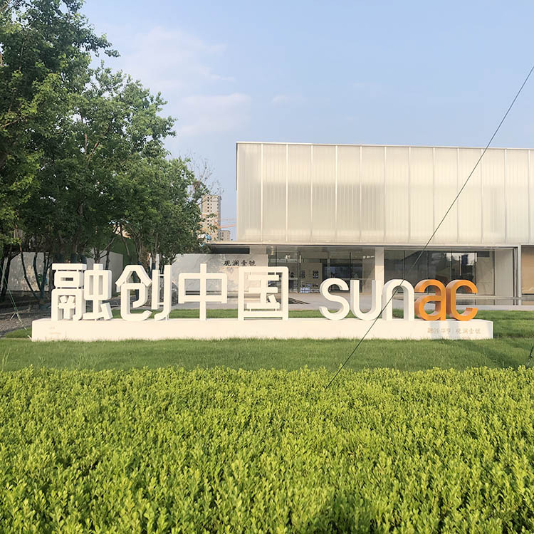 不锈钢双面立体字定制3d立体落地字厂家直销景观字双面字斜坡字