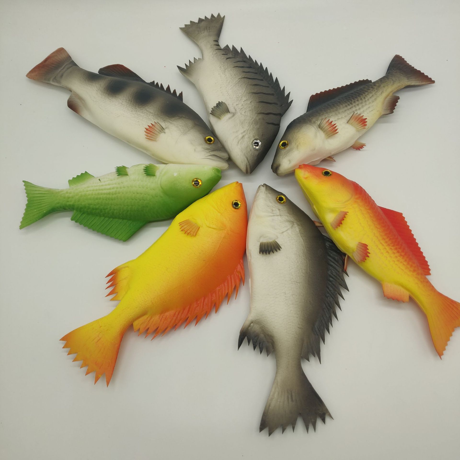 仿真动物pu鱼玩具橱窗展示鲤鱼金鱼观赏鱼模型道具