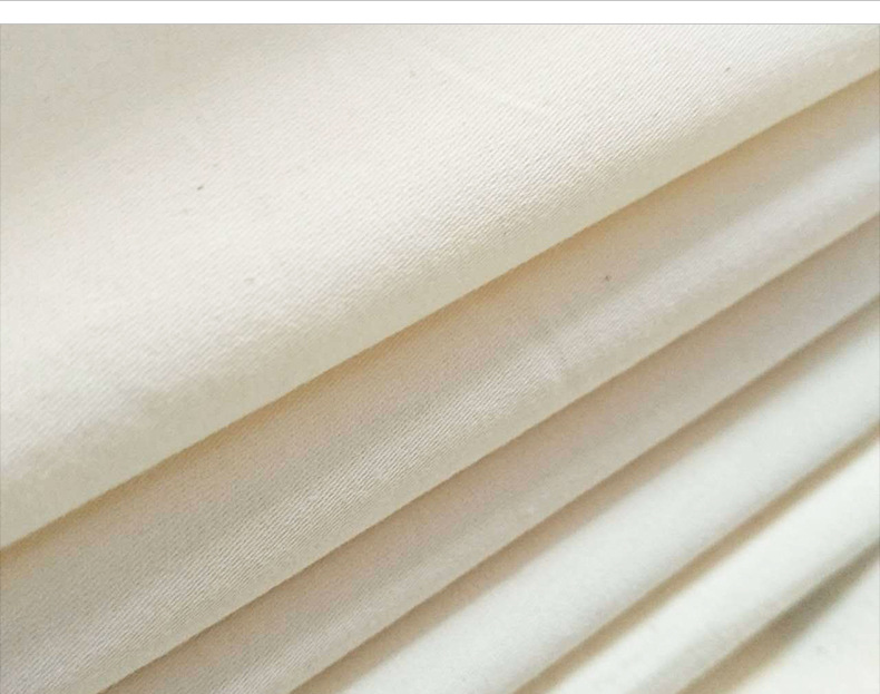 白色高密度棉布供应爽滑透气涤棉布平纹133*80紧密防羽布羽绒面料