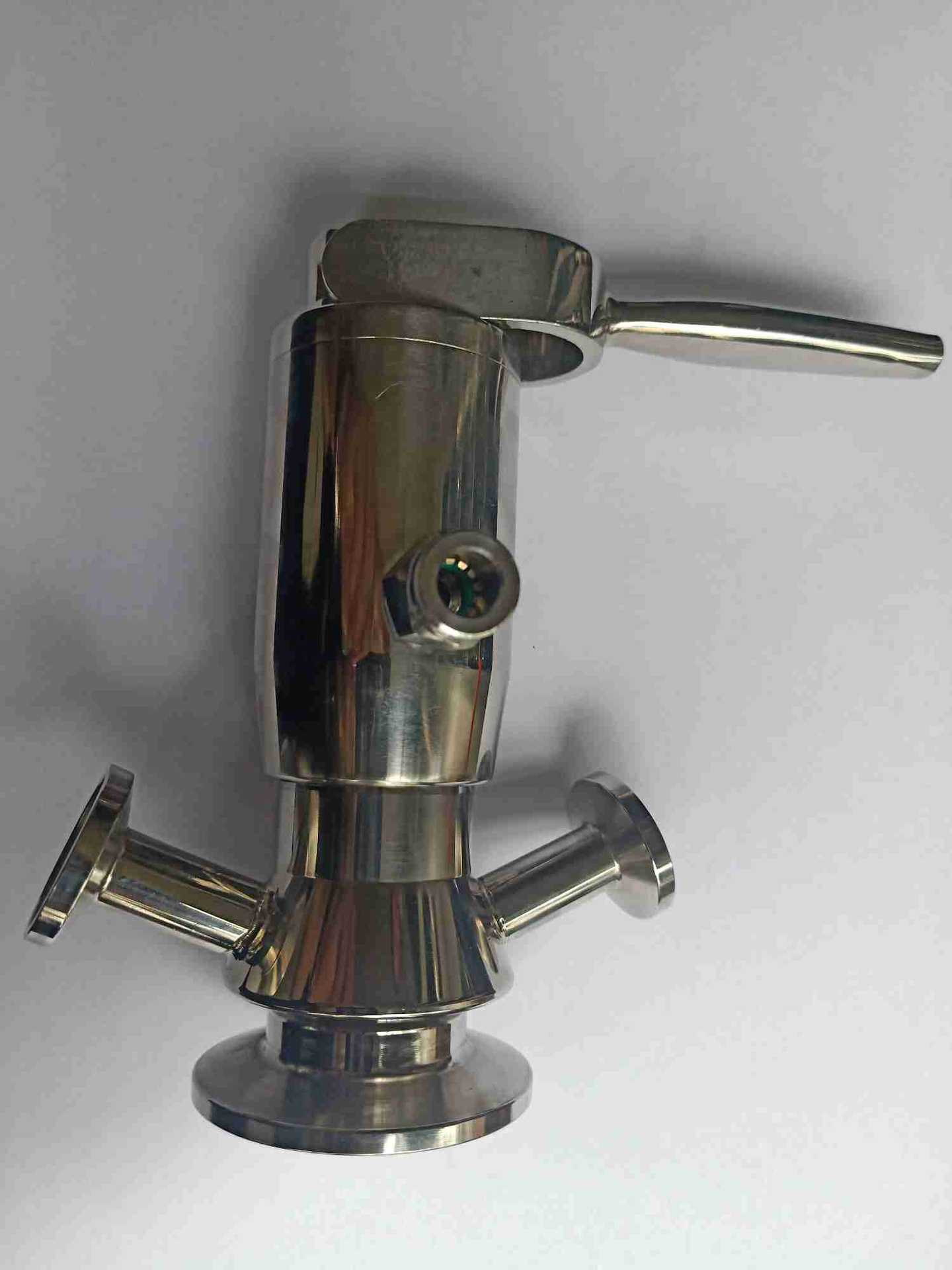 卫生级无菌取样阀(手动气动一体取样阀 不锈钢气动无菌取样阀