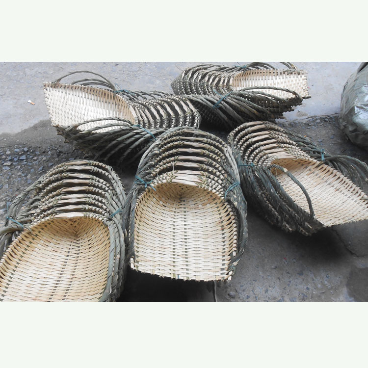 加粗加厚手工竹制品竹编簸箕泥箕粪箕农用建筑垃圾挑泥沙挑菜箩筐