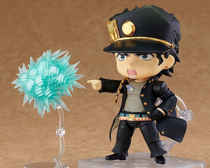 jojo奇妙冒险 985#空条承太郎 关节可动 q版黏土人 换脸公仔手办