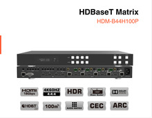 18Gbps 4*4矩阵带100米HDbaseT 延长器 分辨率高达4K2K@60Hz444