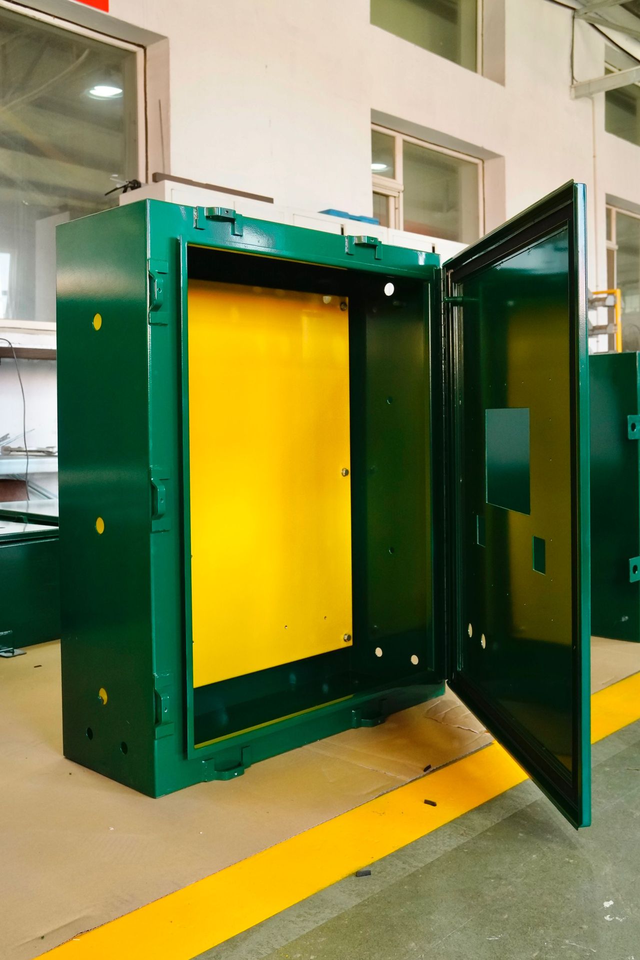 钣金加工户外防水配电箱激光切割折弯铁皮柜来图定制