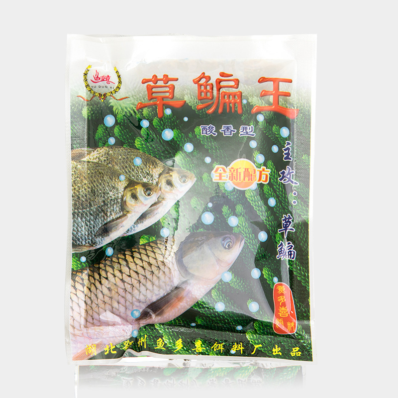 鱼多喜鱼饵包草鳊王湖库狼草散炮草鳊玉米麦粒重攻鲫鲤青底窝饵料