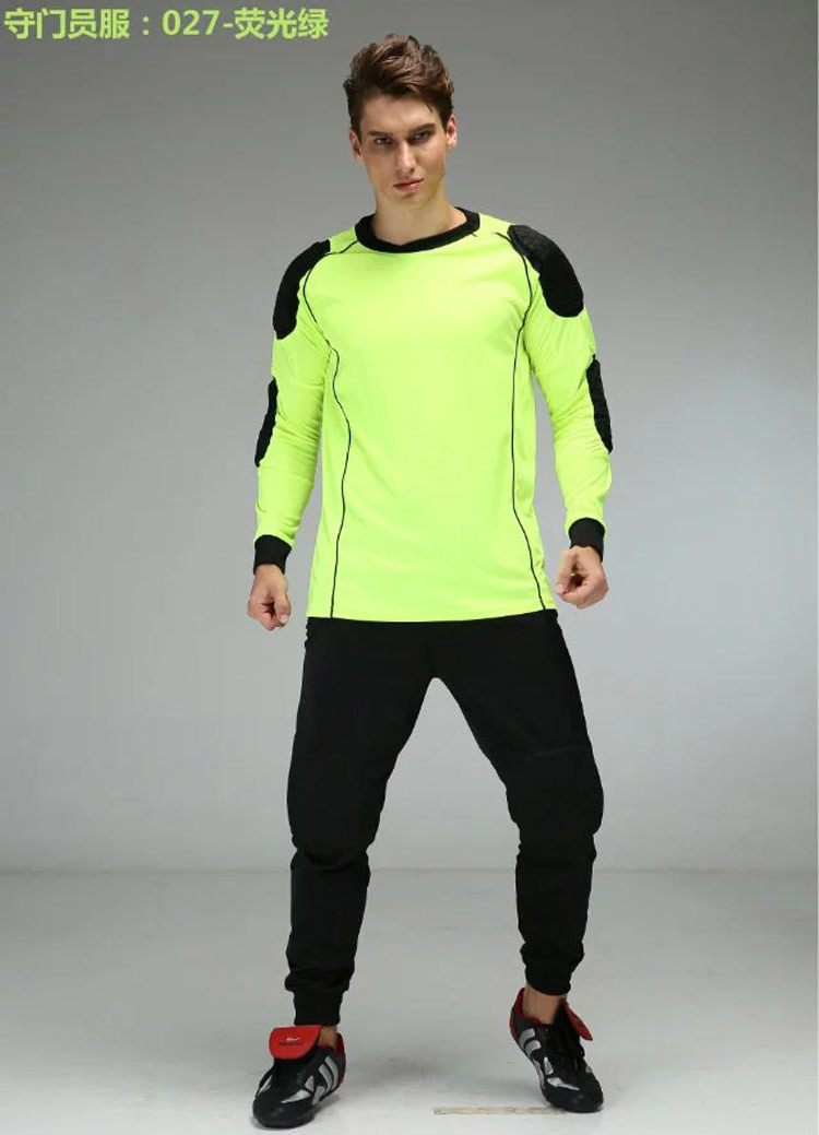 新款成人儿童足球守门员服门将服龙门队服龙门衫长袖长裤足球衣服