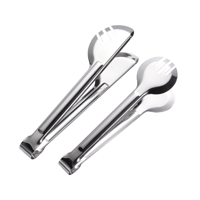 Wholesale Non-Magnetic Stainless Steel Semicircle Full round Food Clip Multi-Functional Buffet Food Clip Bread Clip