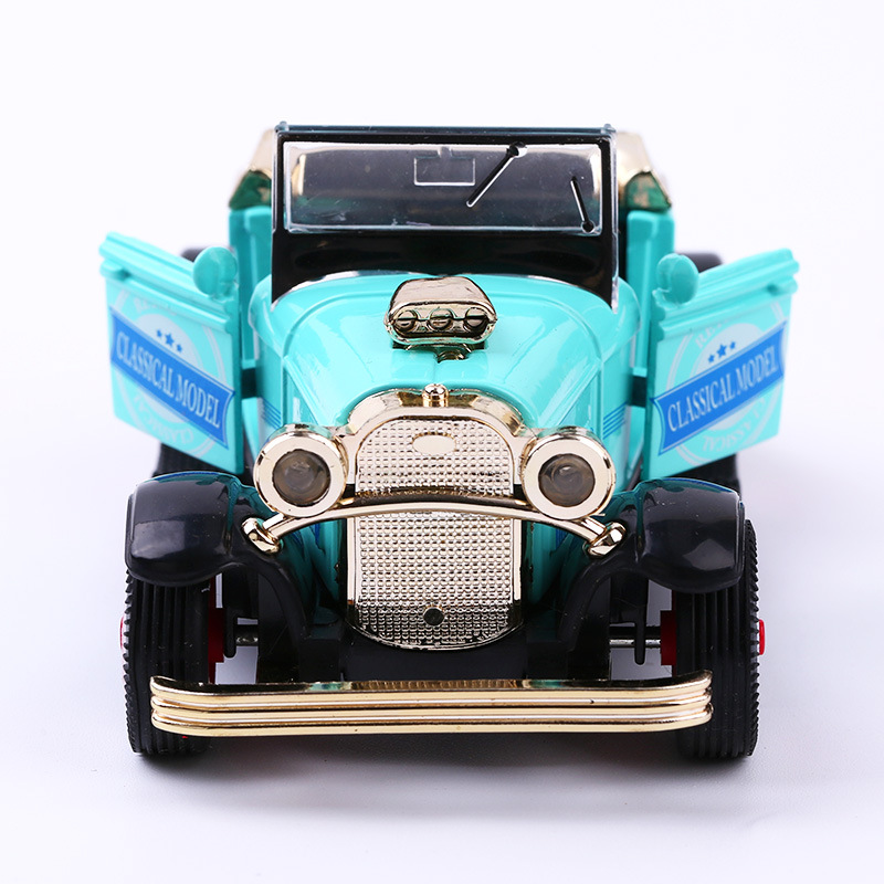 合金回力车惯性小汽车模型迷你老爷车儿童玩具汽车男孩生日礼品