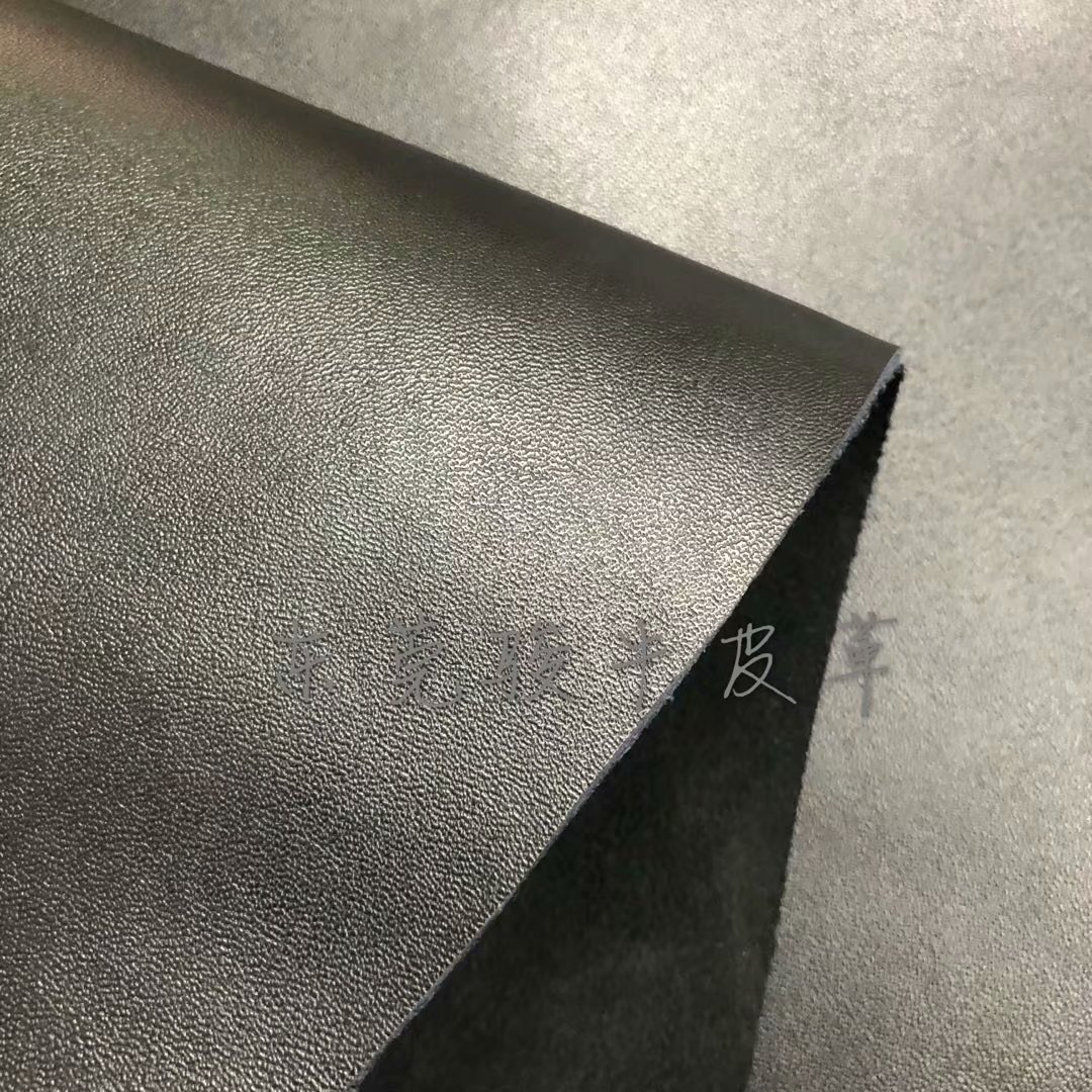 二层纳帕牛皮 b251纹贴膜箱包皮 .厂家直销 可订做颜色与纹路
