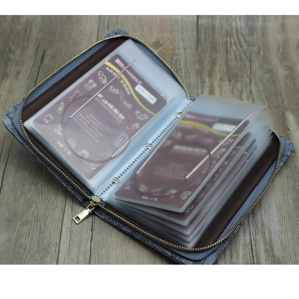 潮钩牌环针包 环形针收纳包 收纳包  12页 棒针直针 潮钩牌