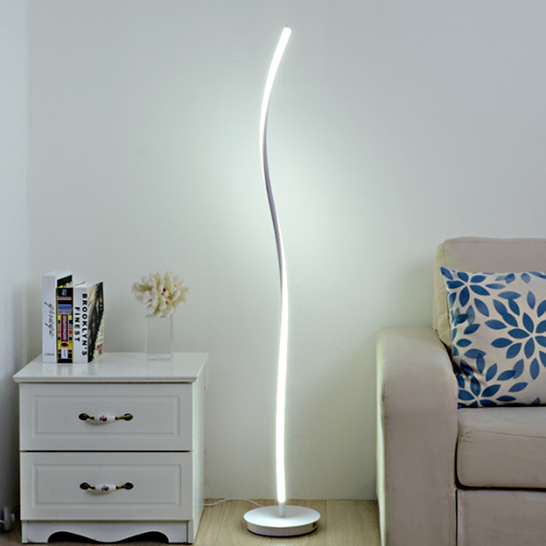 Modern Simple LED Dimming Internet Celebrity Creative Trending Internet Celebrity Ins Eye Protection Cross-Border E-Commerce Supply Living Room Bedroom Floor Lamp