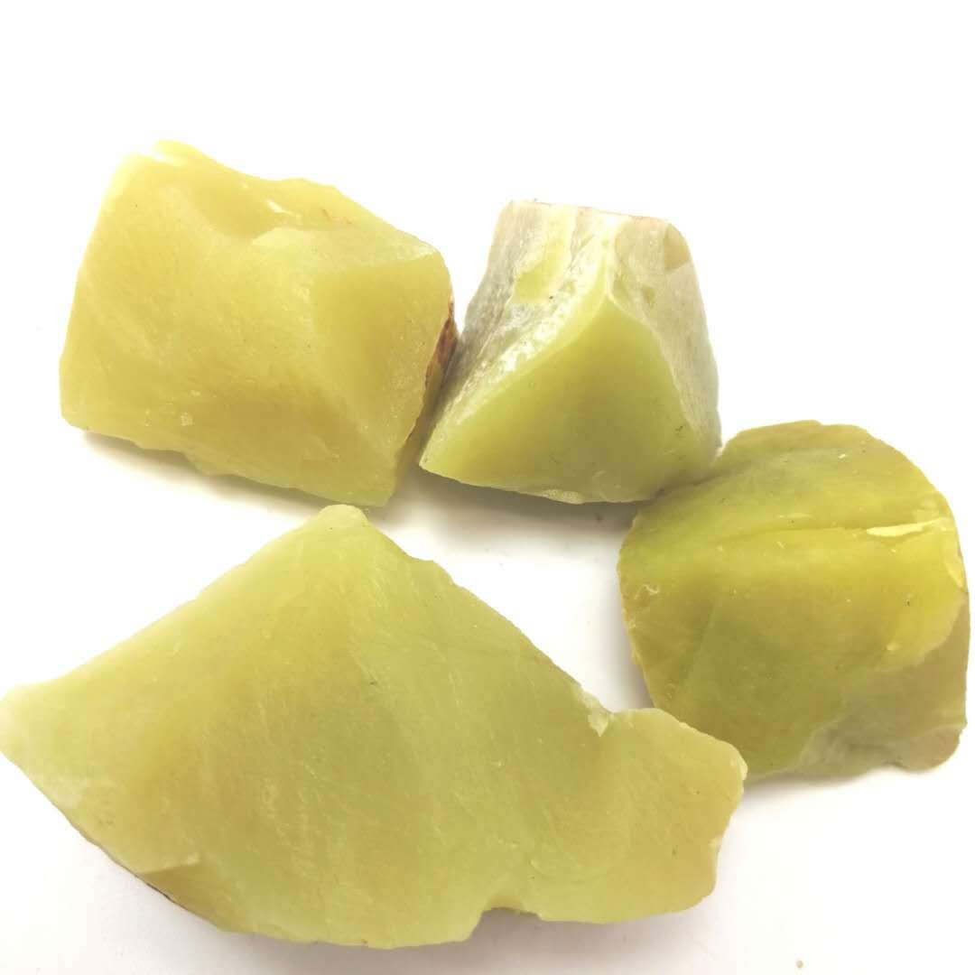 天然柠檬石原石 矿物标本水晶石碎石 大颗粒雕刻装饰工艺摆件批发