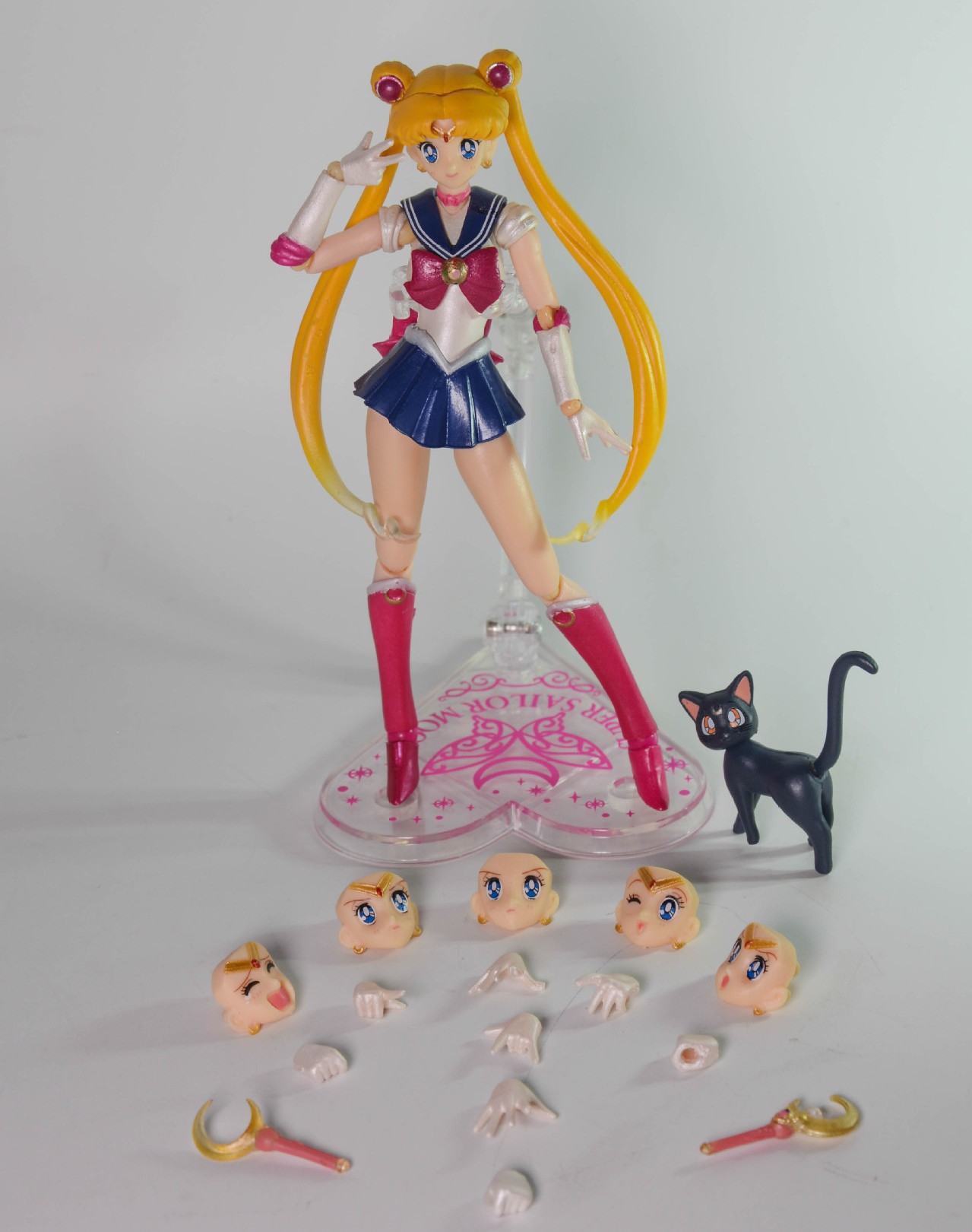美少女战士 shf 水冰月 金星 木星 水星 土星 月野兔 可动 手办