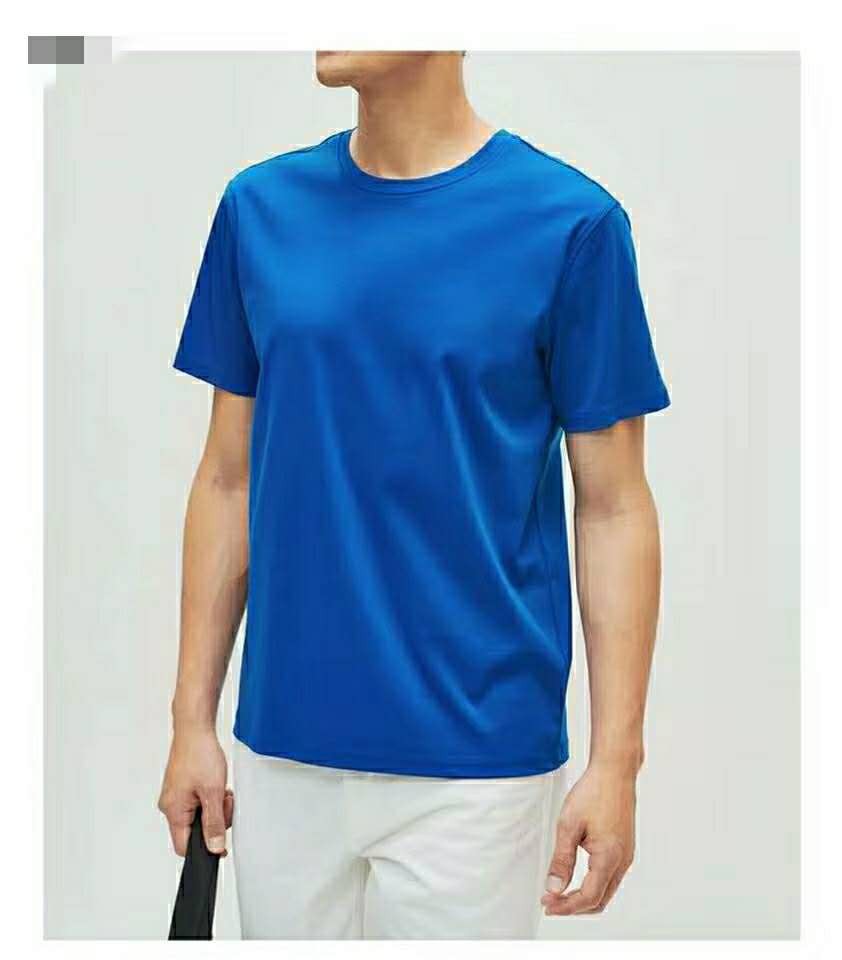 2020年新品 液氨匹马棉男款t恤 圆领短袖半袖纯色 百搭