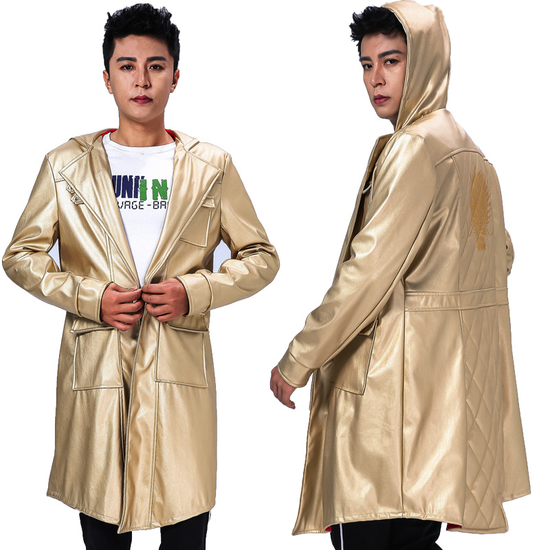 和平精英游戏套装衣服豪华版至尊金龙职业黄金风衣春季小孩吃鸡服