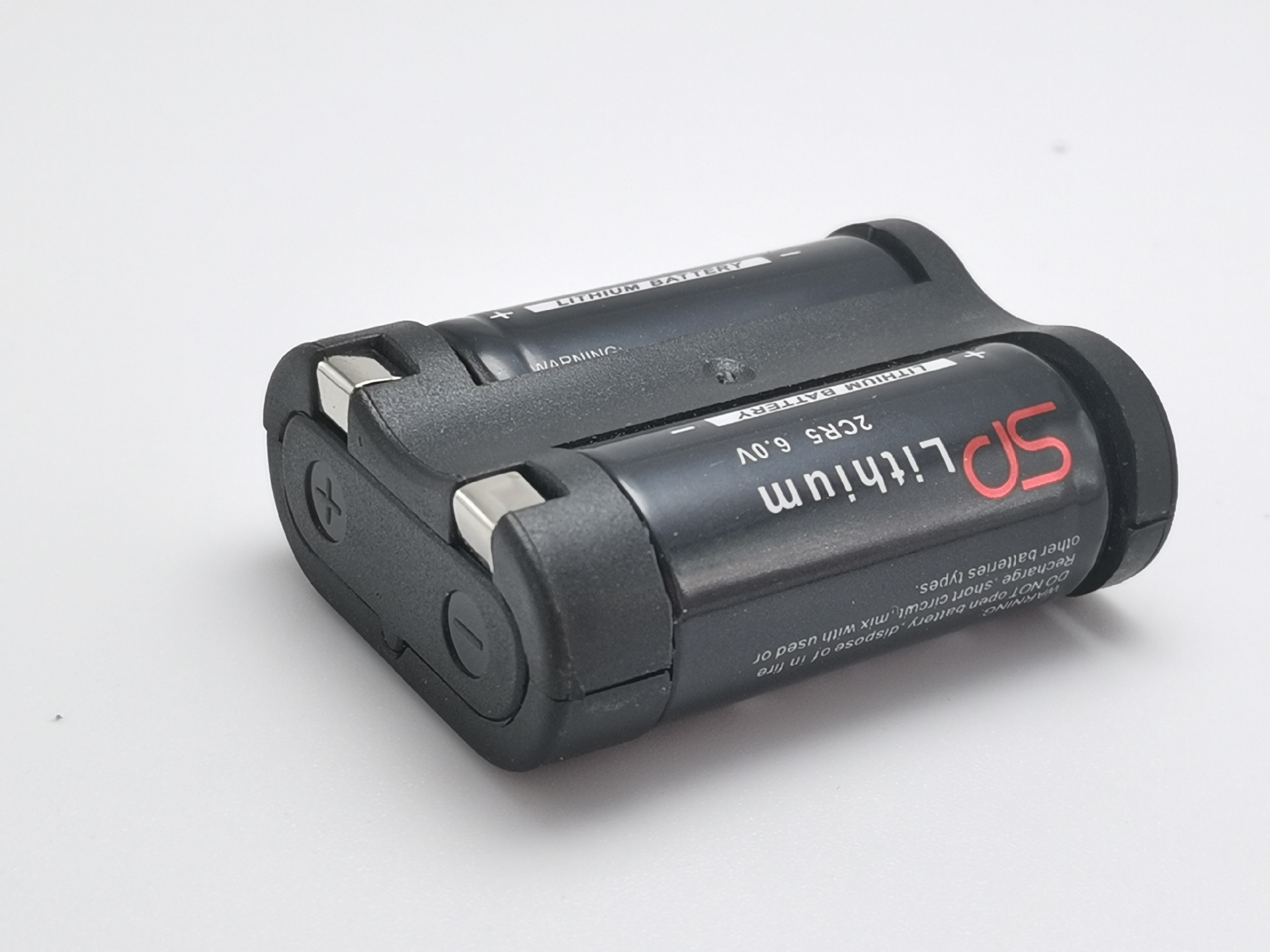 2cr5锂锰电池6v 照相机2cr-5w相机摄像机电池 高容量6v锂电池2cr5