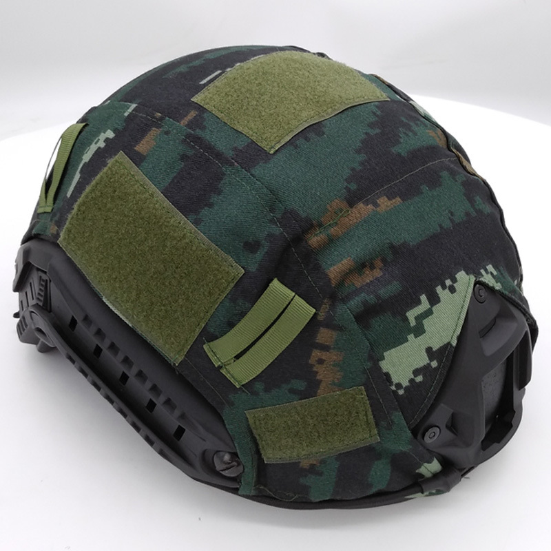 fast玻璃钢战术头盔 fast部队头盔 战术迷彩防护训练盔
