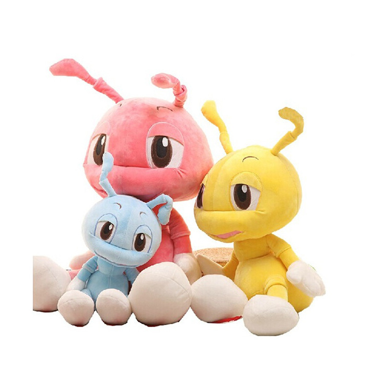 小蚂蚁毛绒玩具厂家企业吉祥物商务赠品礼品布偶公仔