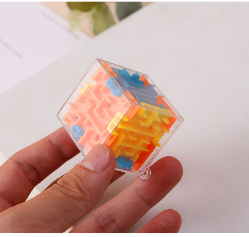 儿童益智早教玩具 透明3d走珠立体迷宫弹珠 成人智力减压魔方玩具
