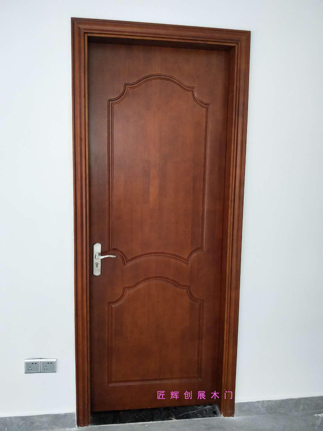 厂家直销纯橡木实木门卧室套装房间烤漆门隔音平开房间门