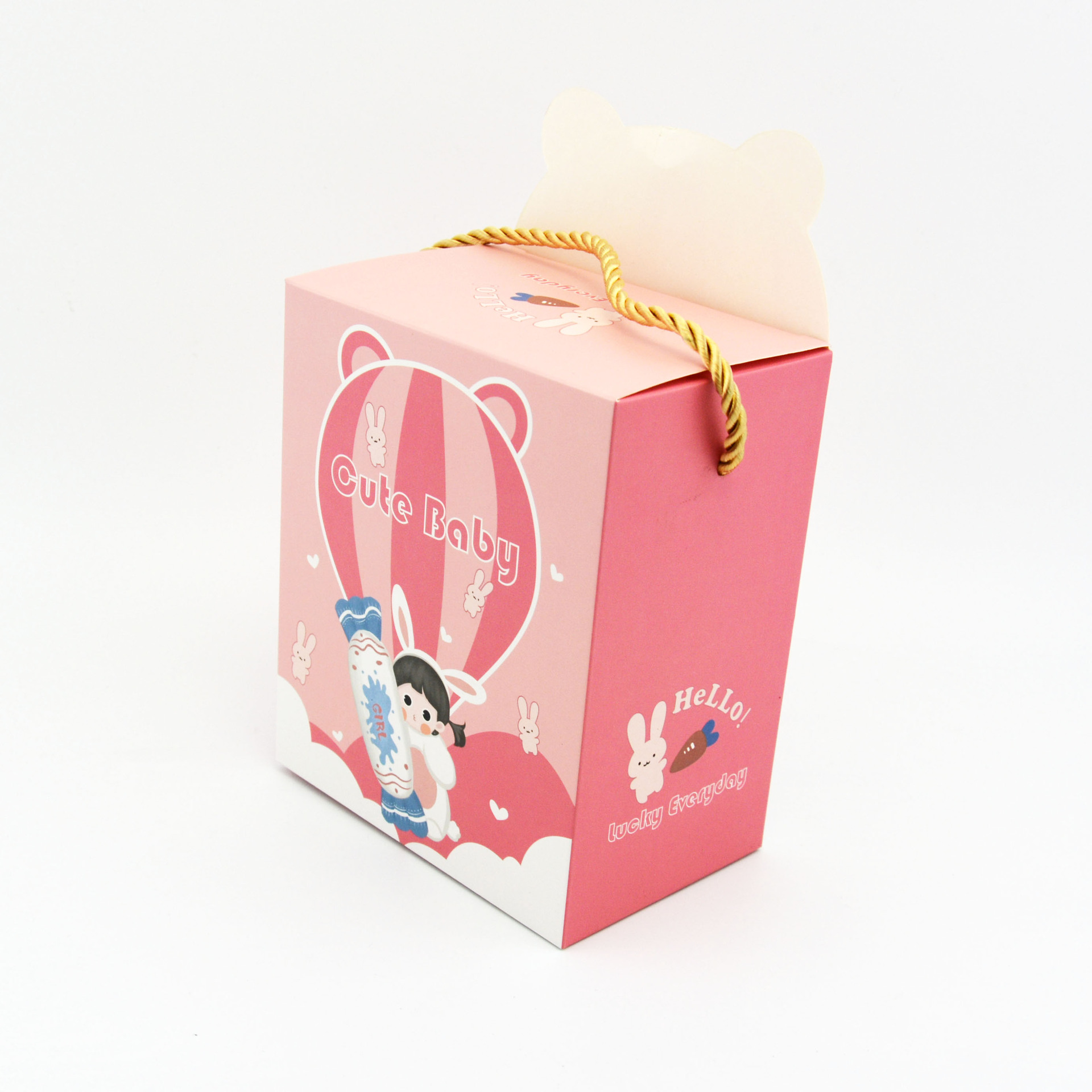 六一儿童节新款卡通宝宝满月回礼糖果盒周岁生日喜蛋盒诞生礼礼盒