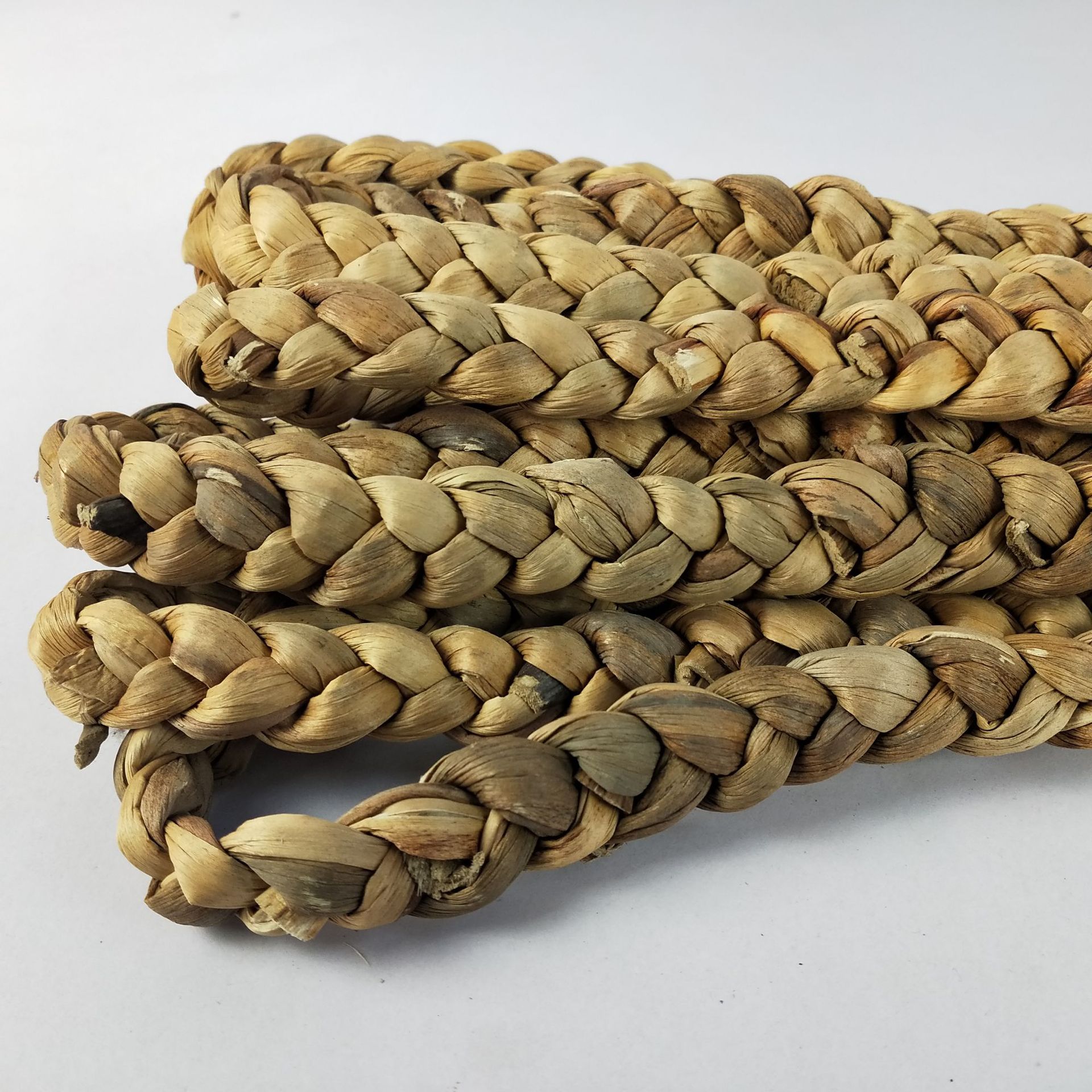 5cm 辫子 草辫本色草辫 包包工艺品三股辫