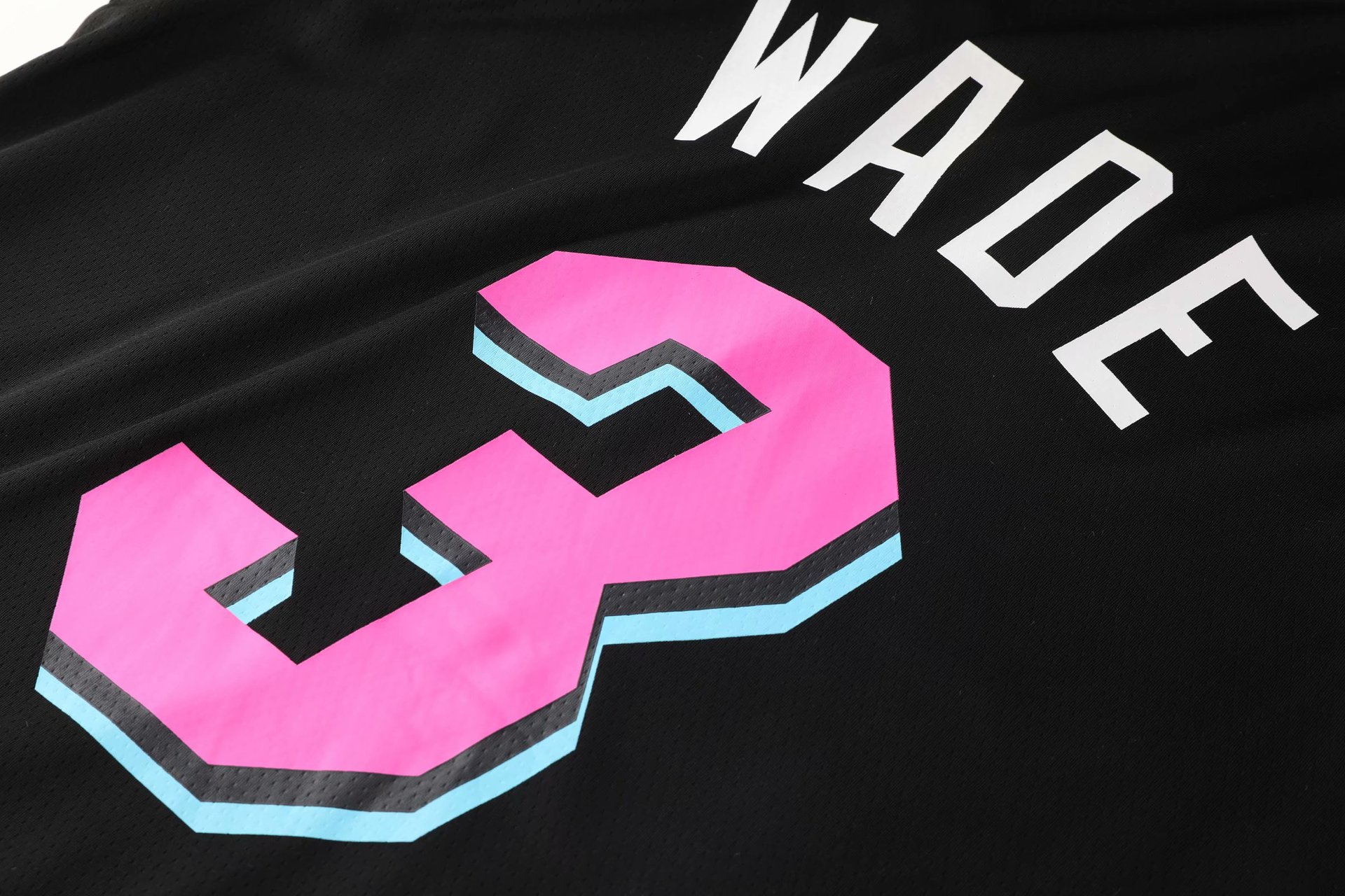 热火队城市版篮球服套装男女定制大学生比赛队服骚粉3号韦德球衣