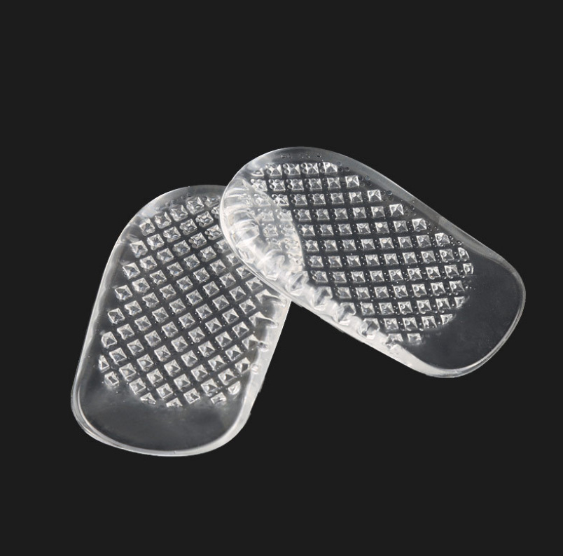 新款3d硅胶加厚后跟垫 女男士半码骨刺痛足跟垫 后跟痛