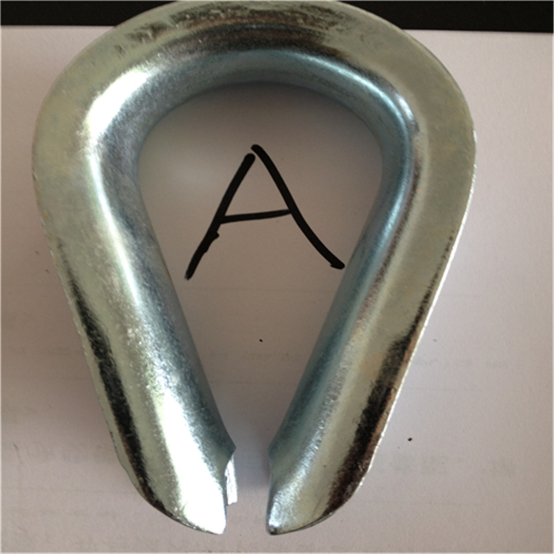 鸡心环还叫钢丝绳保护环316不锈钢保护环304碳钢绳套环