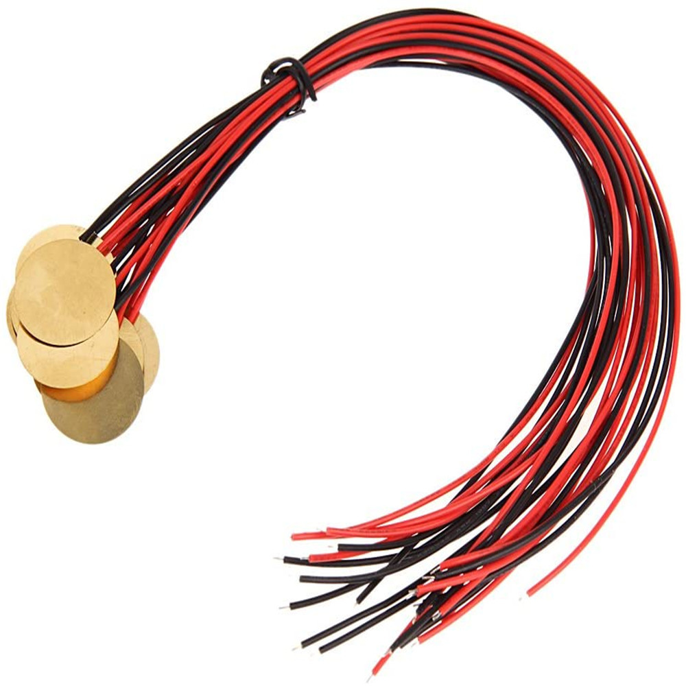 厂家直销民谣吉他蜂鸣片12pcs27mm压电陶瓷蜂鸣片乐器配件