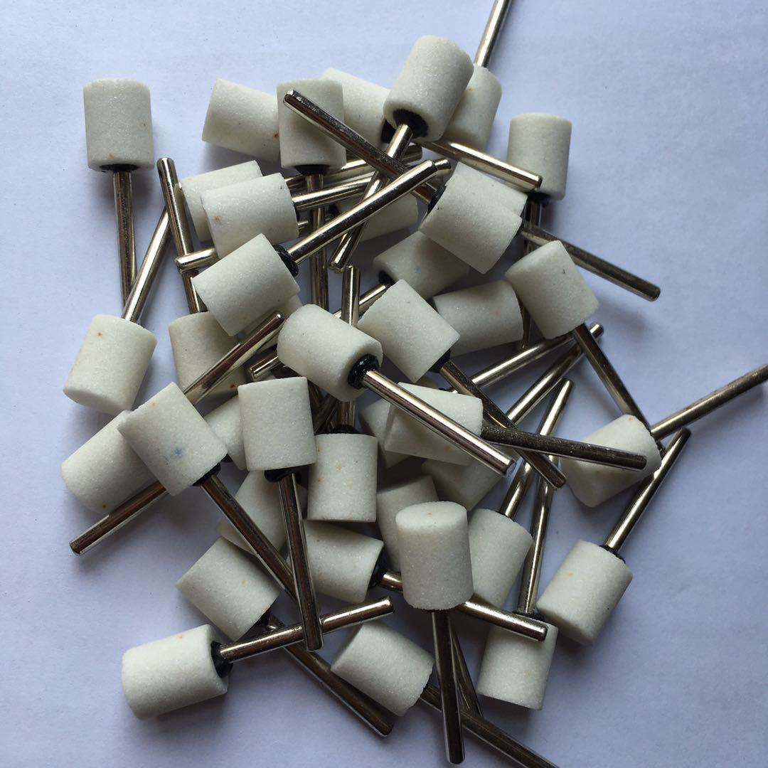 白园柱电磨头3mm打磨 砂石头口腔材料沙石磨头发打磨抛光去皮雕刻