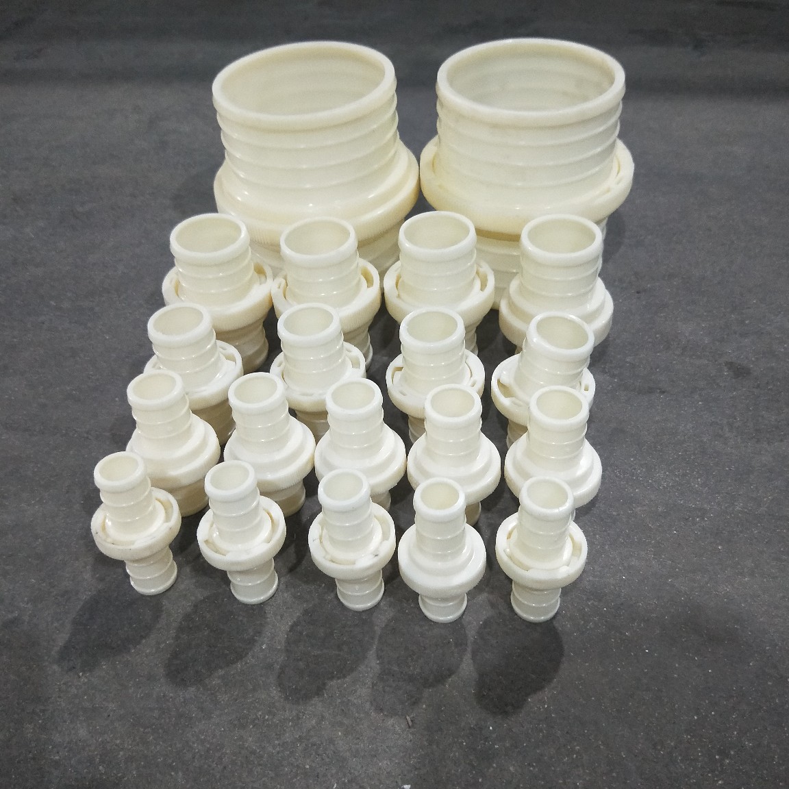 厂家现货直批abs塑料水带接头 农业灌溉水管接头 abs接头塑料接扣