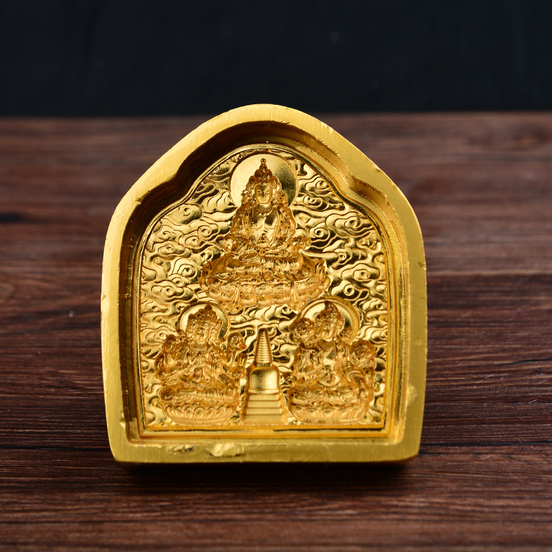 擦擦佛像模具藏传佛教陶土泥水铜合金复制制作供奉密宗西藏佛中号