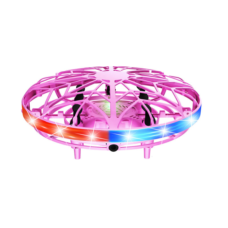 Cross-Border Children's Interactive UFO Toy Induction Vehicle Spinning Ball Fingertip Flying Ball Gyro Christmas Gift