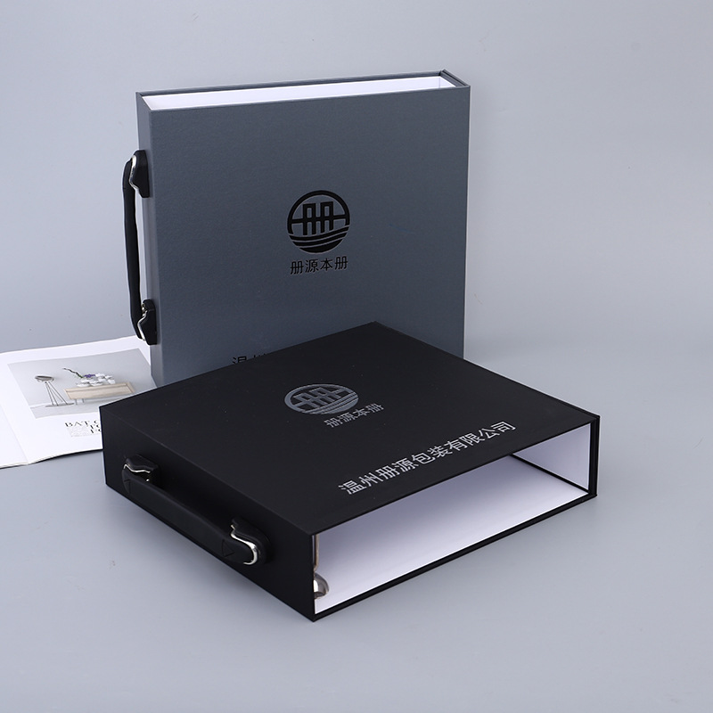 新款地毯色卡本墙布样板册手提高端地毯样品册窗帘布样册定制logo