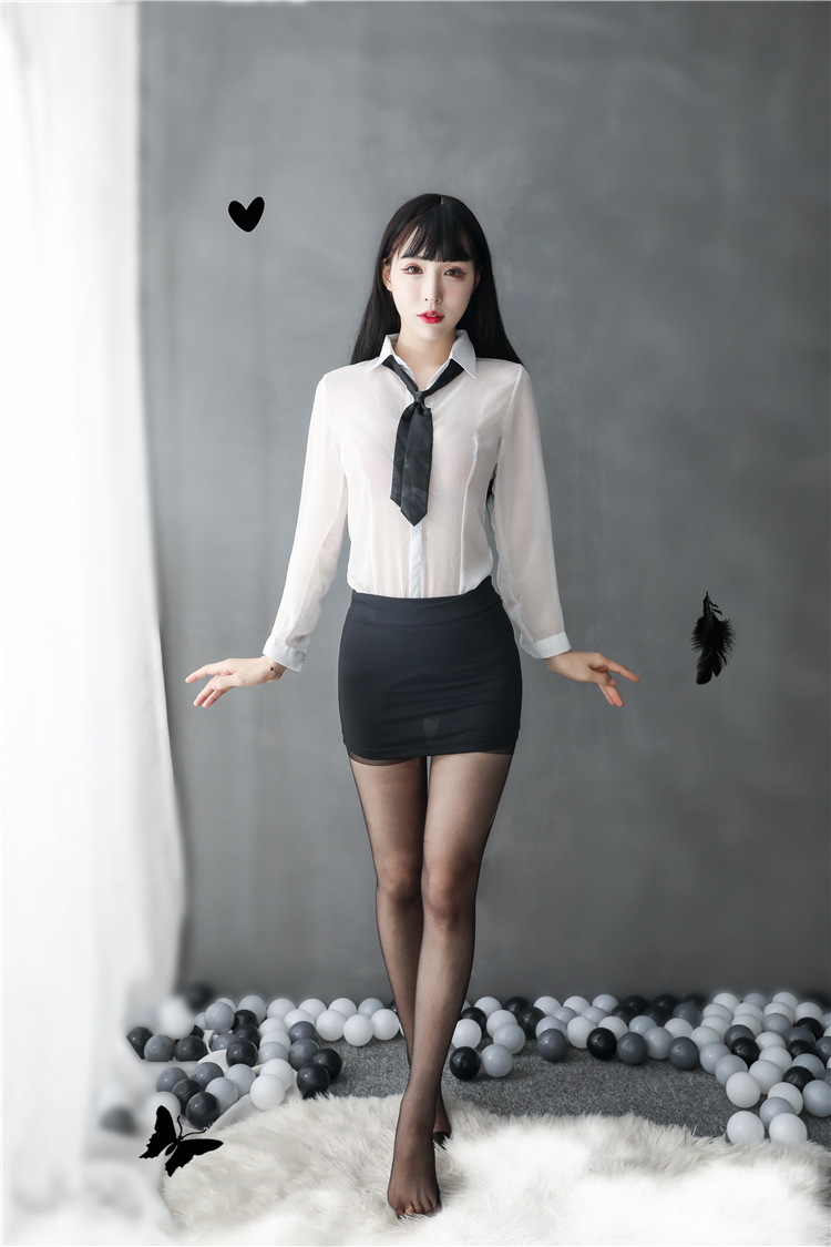 情趣内衣性感紧身包臀秘书ol制服大小码诱惑教师套装夜店批发