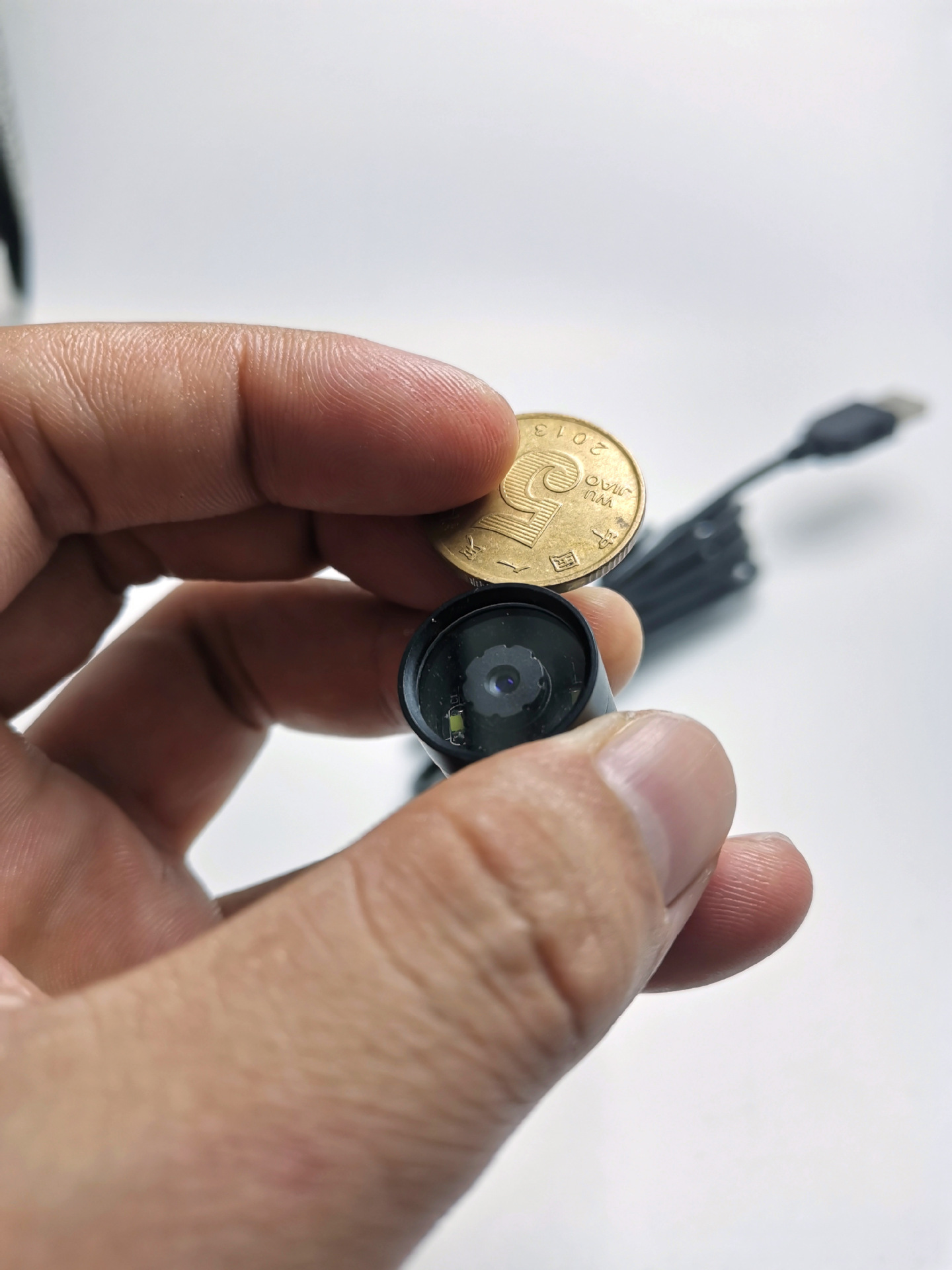 高清带led灯内窥镜迷你usb摄像头工业检测汽车维修专用摄像机