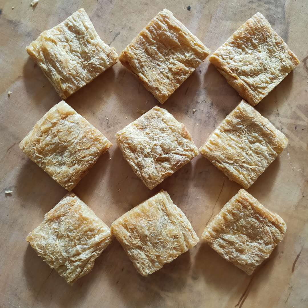 批发百川大豆拉丝蛋白 素肉蛋白 片状4cm*4cm 快递 10千克/箱