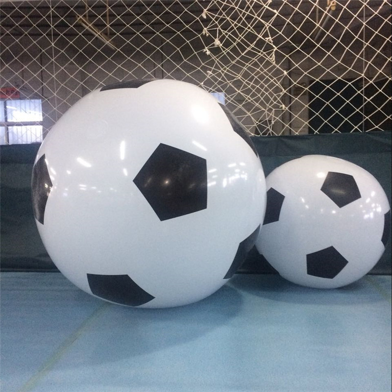 Factory in Stock PVC Inflatable Super Large Football Kindergarten Activity Throwing Ball Children's Toys Blowing Beach Ball