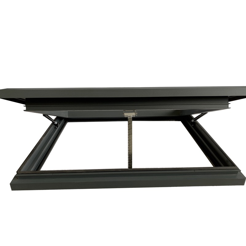 电动铝合金天窗推拉平推悬窗电动感应窗户定制各种形状铝合金窗户