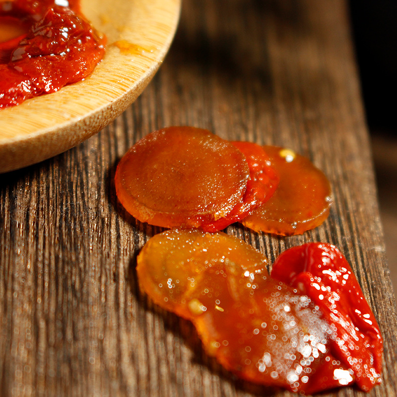 东北特产长白山新鲜人参蜜片零食参片参杞蜜片西洋参蜜片人参蜜片