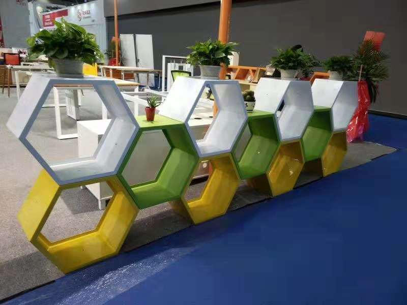 蜂窝格办公室装饰办公室置物柜货架书架产品可定制颜色尺寸