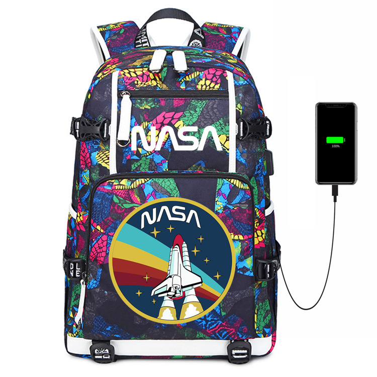 nasa宇航员背包男ins潮牌潮流港风ins超火双肩包学生书包大容量