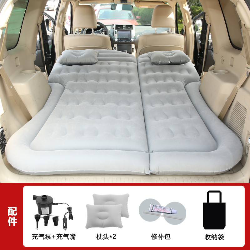 Car Folding Travel Mattress SUV Rear Seat Mattress Trunk Vehicle-Mounted Inflatable Bed Car Floatation Bed Inflatable Mattress