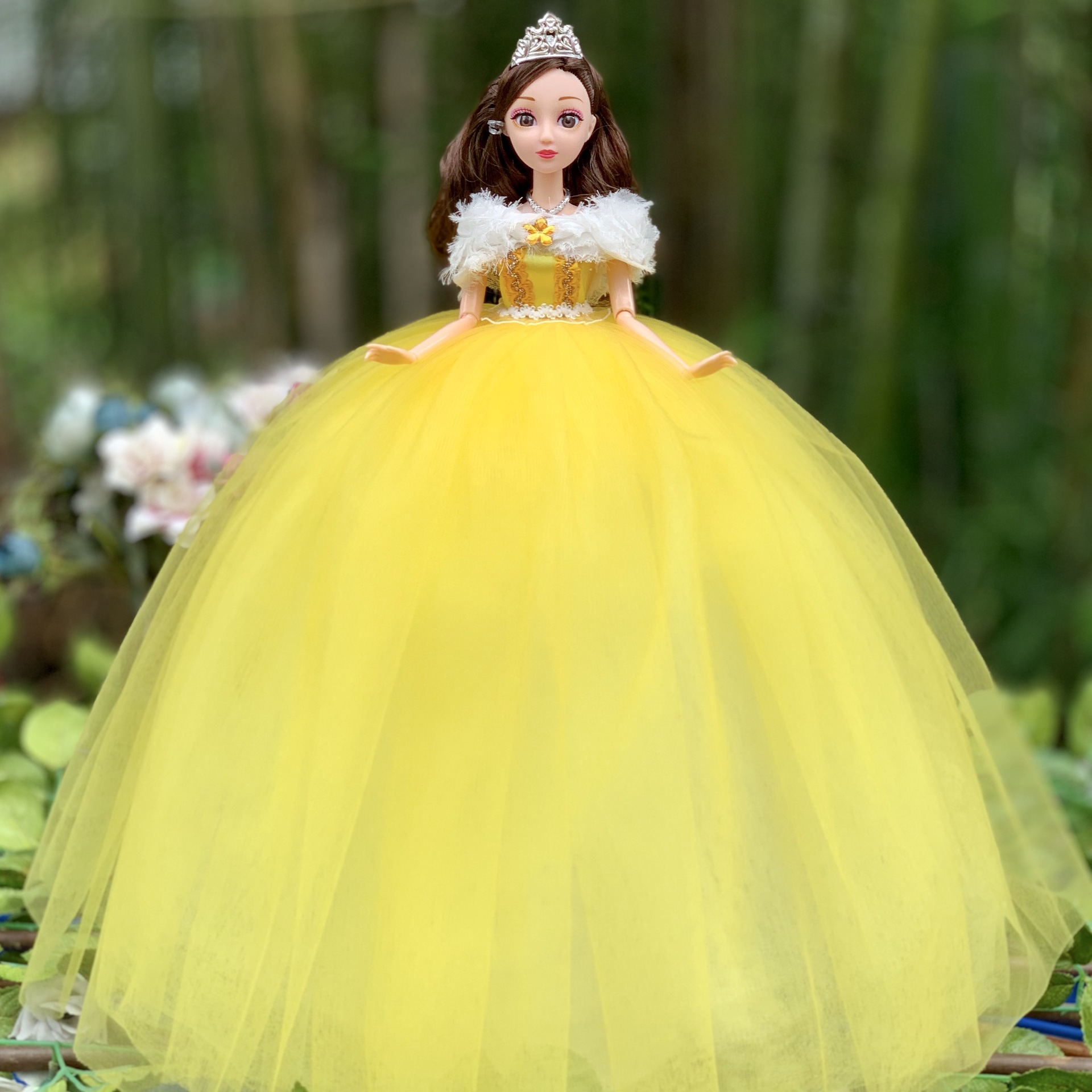 婚纱洋娃娃小女孩玩具舞蹈礼物公主礼品套装大号白雪冰雪公主系列