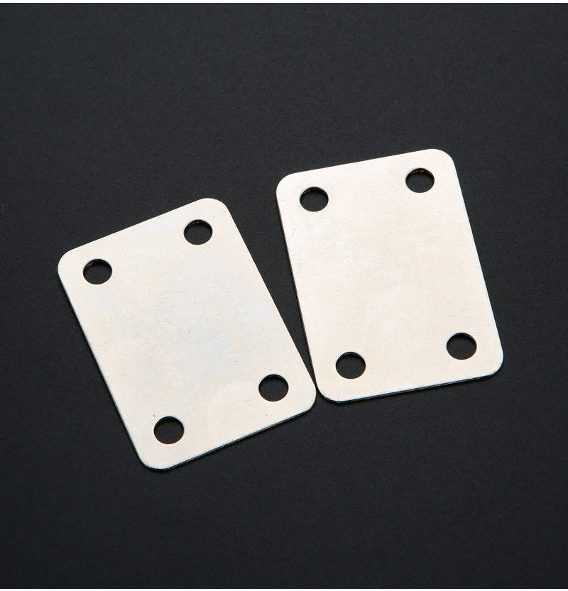 四方形平片角码钢片固定片 直片角码 一字角铁家具紧固件五金配件