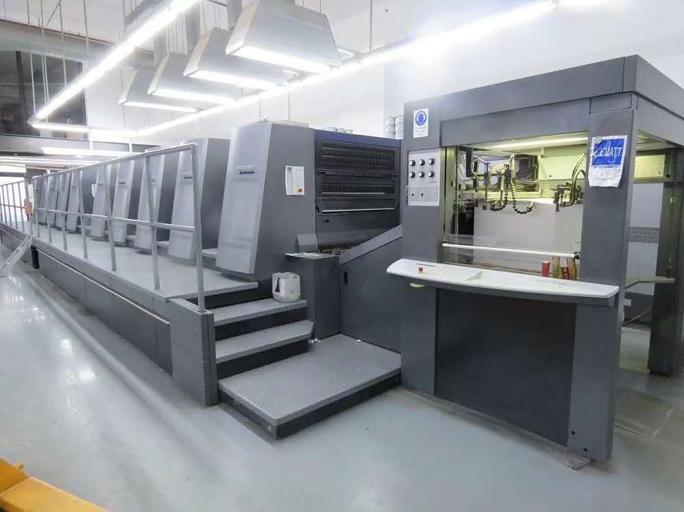 08年海德堡xl105一10p对开5 5/10色印刷机胶印机