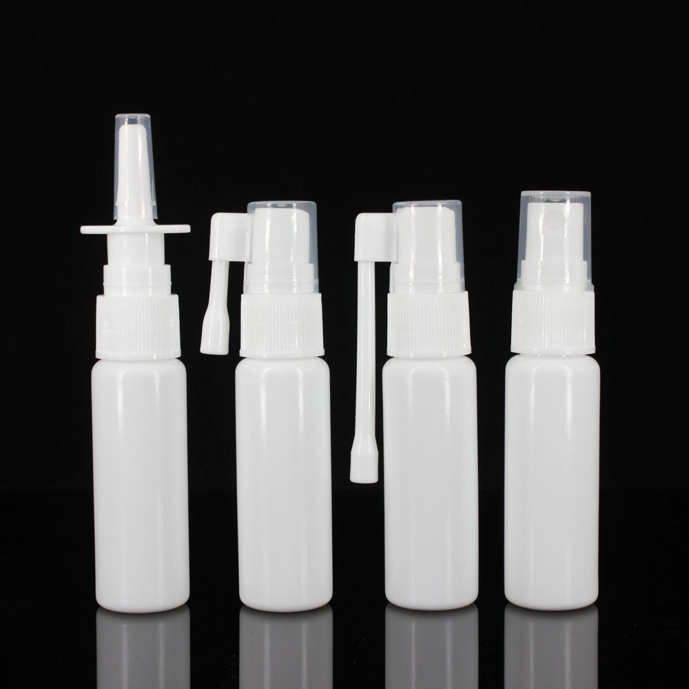 供应20ml鼻腔喷雾塑料喷雾瓶 注吹化妆喷瓶鼻炎小喷壶 pe喷瓶规格